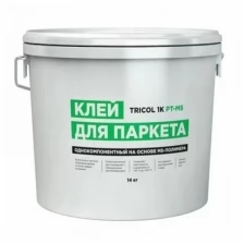 Клей для паркета TRICOL 1K PT-MS однокомпонентный эластичный, 14 кг