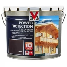 Алкидный антисептик для дерева POWER PROTECTION полуглянец Красное дерево 9л.